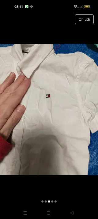 Camicia Tommy Hilfiger bimbo