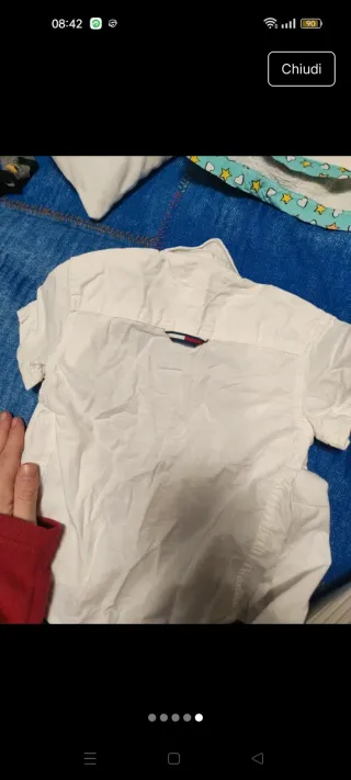 Camicia Tommy Hilfiger bimbo