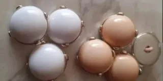 Lote 6 botones metal- 7 modelos