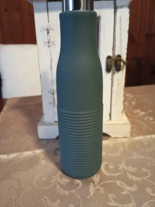 Dispenser sapone liquido teal metallo