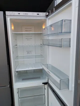 Nevera bosch plateada con garantia