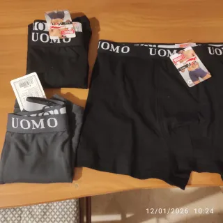 Boxer Uomo TRENDY BOY Nero Taglia XL