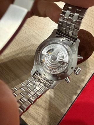 Reloj IWC Pilot Cronógrafo Esfera Azul