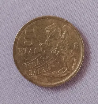 Lote 7 monedas 5 Pesetas Españolas (Duro)