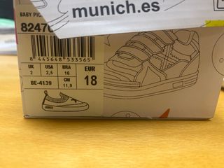 Zapatos Munich bebe talla 18