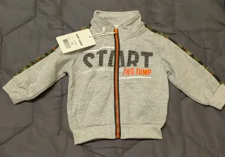 Completo grigio e militare bimbo, 3-6 mesi/68 cm