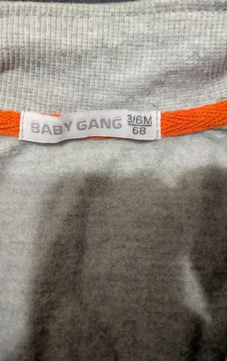 Completo grigio e militare bimbo, 3-6 mesi/68 cm