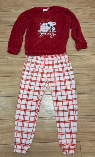 Pijama polar Snoopy  Rojo