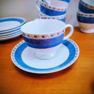 Juego de café porcelana Danube