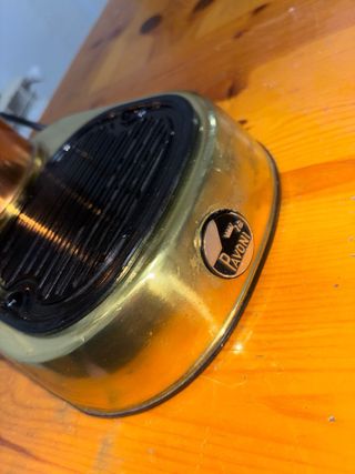 La Pavoni Cafetera Antigua Dorada