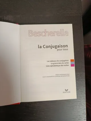 Libro conjugaciones francés