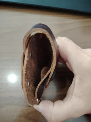 Fondina per pistola in cuoio