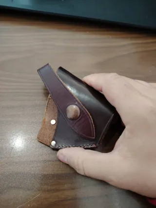 Fondina per pistola in cuoio