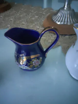 Juego de 3 jarros de leche antiguos