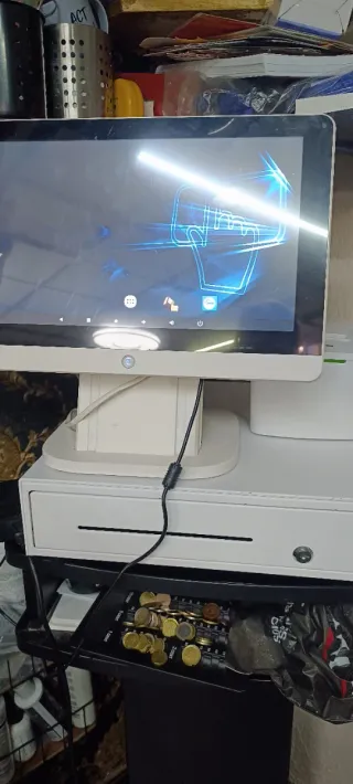 TPV táctil HIOPOS 15,6” Android + impresora+ cajón