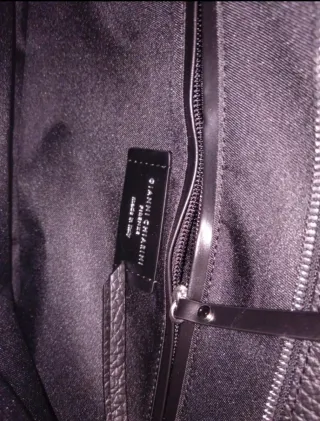 Borsa in pelle nera Gianni Chiarini