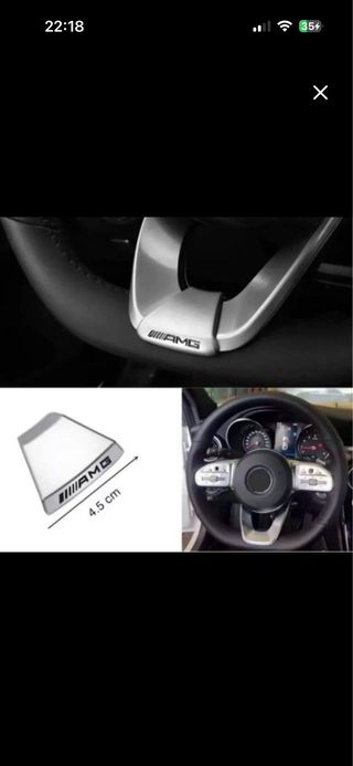 Emblema AMG para volante Mercedes