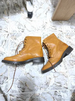 Botines Zara Mujer Marrones