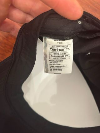 Gorra Carhartt Negra