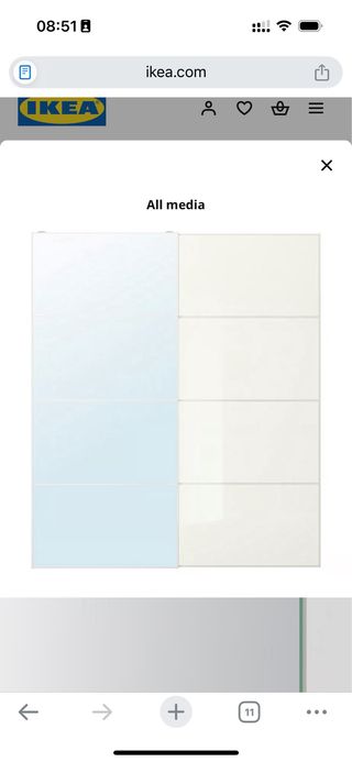 Puertas correderas IKEA PAX 200x236