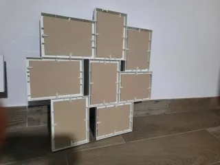 2 Marcos de fotos múltiple blanco