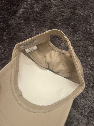 Gorra Carhartt Beige Negra