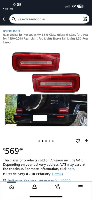 Pilotos traseros LED rojos