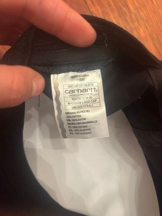 Gorra Carhartt Negra