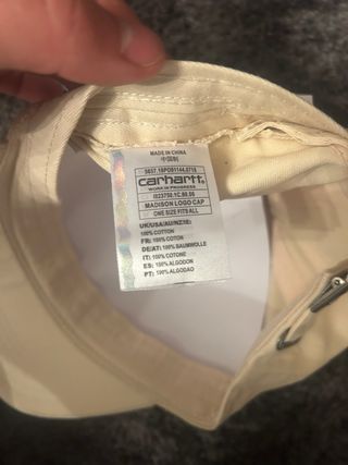 Gorra Carhartt Beige