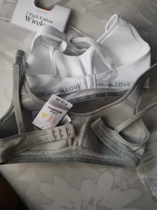 Pack sujetador sin aro a estrenar