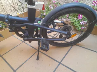 Bicicleta Plegable Negra