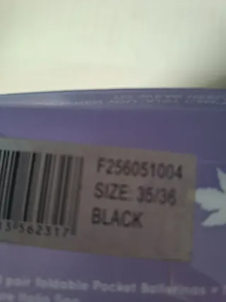 Scarpe Ballerina Pocke Taglia 35/36