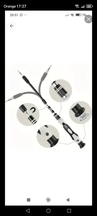 Juego Destornilladores Precisión