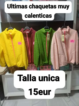 Chaquetas calentitas talla única 15€