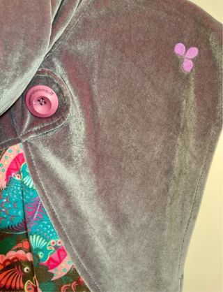 Vestido Terciopelo Multicolor Talla S