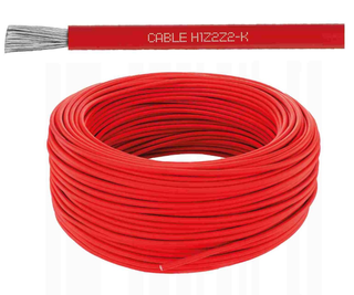 Cable solar H1Z2Z2-K 1x6 vermell