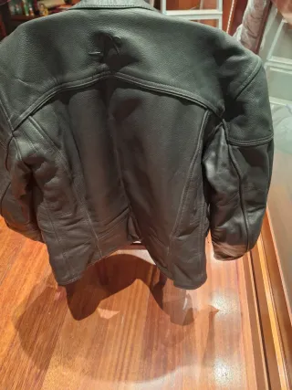 Chaqueta de piel Outlet Moto Negra