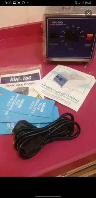 Generador de ozono KIN-10G