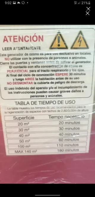 Generador de ozono KIN-10G