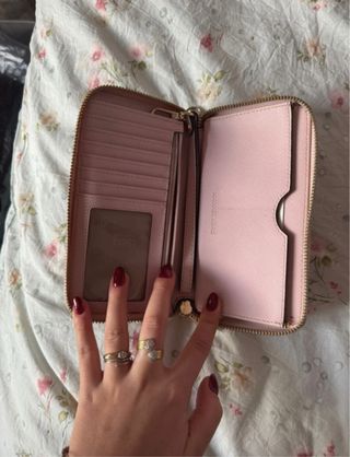 Portafoglio Michael Kors Rosa Oro