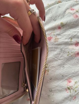 Portafoglio Michael Kors Rosa Oro