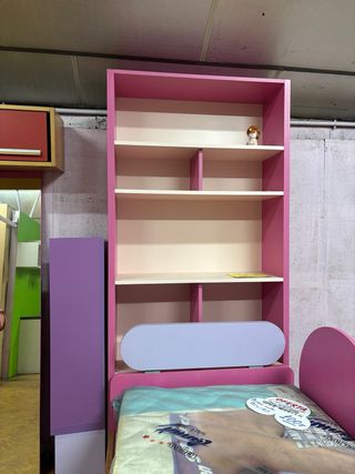 Cama nido 90x190 con cajones y estanterías