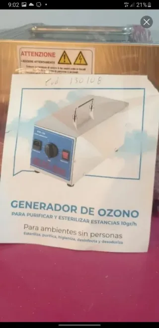 Generador de ozono KIN-10G