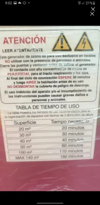 Generador de ozono KIN-10G