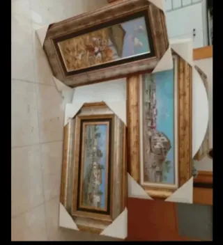 Juego de 3 cuadros decorativos