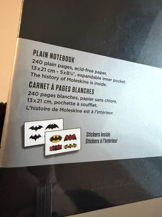 Moleskine Batman nera