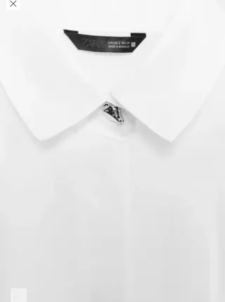 Camisa entallada Zara - talla M