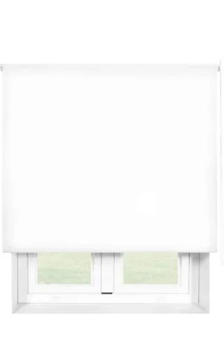 2 Estores Enrollables Blindecor Blancos Nuevos