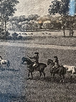 Serigrafia incorniciata con vetro e legno