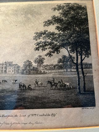 Serigrafia incorniciata con vetro e legno